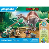Spinosaurus figure with crane vehicle Playmobil