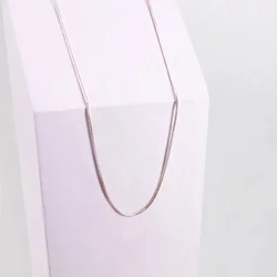 Necklace With Snake Chain Links Ponytail & Co