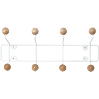 Hat stand with wooden balls Present Time Saturnus