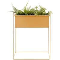 Rechte metalen plantenbak Present Time Essence