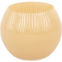 Small ribbed glass vase Present Time Chique