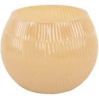 Large ribbed glass vase Present Time Chique