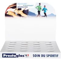 Display for massage creams and gels Prestoglas