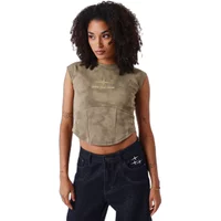 Sleeveless women's T-shirt Project X Paris Faded