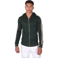 Hooded sweatshirt with zipper and equestrian stripes Project X Paris