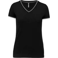 Women's T-shirt Kariban Maille Piquée Col V