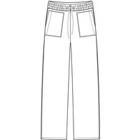 Women's wide leg full-length trousers Pulz Jeans Luca