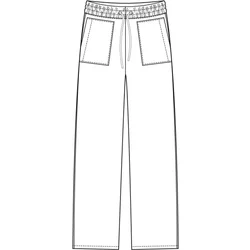 Women's Wide Leg Full-Length Trousers Pulz Jeans Luca Women's Wide Leg Full-Length Trousers Pulz Jeans Luca