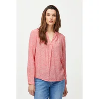 Langarm-Bluse Damen Pulz Jeans Gene