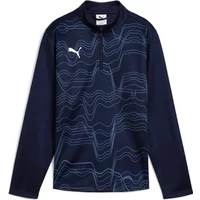 Sweatshirt 1/4 Reißverschluss Kind Puma Teamgoal Graphic