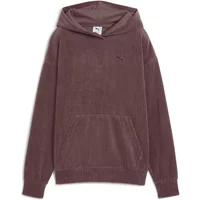 Comfortable corduroy hooded sweatshirt for women Puma