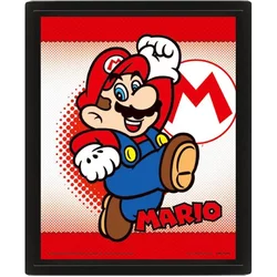 3D Lenticular Frame Pyramid Super Mario Yoshi Flip