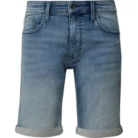 Shorts in Denim with Fixed Turn-ups QS