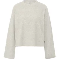Women’s Heathered Plush Ribbed Pullover QS