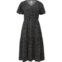 Viskosekleid mit Allover-Print für Damen QS