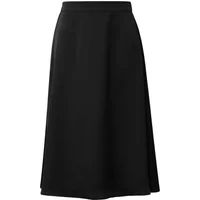 Midikleid aus satin mit elastischem Bund für Damen QS