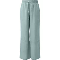 Mousseline Hose mit elastischem Bund und weitem Bein für Damen QS