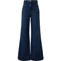 Hochtaillierte Bootcut-Jeans Damen QS stretch