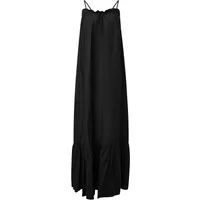 Fließendes Maxikleid mit Volant-Saum für Frauen QS
