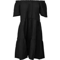 Fließendes Kleid mit herabfallendem Ausschnitt Damen QS