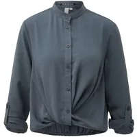 Damen Bluse mit geknotetem Saum QS Regular Fit