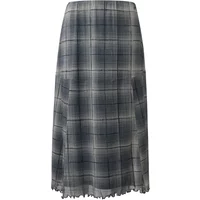 Damen Mesh-Midikleid mit Allover-Print QS