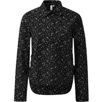 Baumwollbluse mit Rüschen an der Seitennaht Damen QS