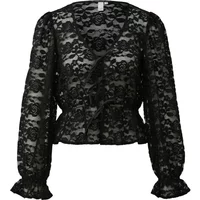 Dantebluse mit Bindedetail Damen QS