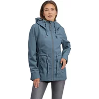Wasserdichte Full Zip Kapuzenjacke Damen Ragwear Monadis