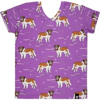 Damen T-Shirt Raspberry Republic Saint Bernard