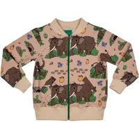 Kids' zip-up sweatshirt Raspberry Republic Wooly Mammoth