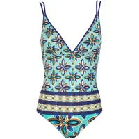 Badeanzug Damen V-Ausschnitt Red Point Gina