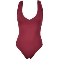 Women's V-neck one-piece swimsuit Red Point Yoli