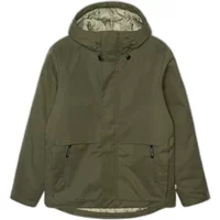 Short hooded waterproof jacket with zipped pockets Revolution