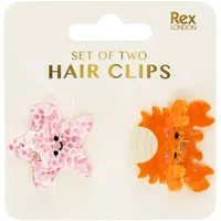 Mini hair clips for girls Rex London Sea creatures (x2)