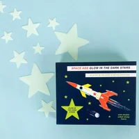 Glow-in-the-dark star wall decoration Rex London Space Age