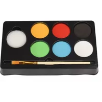Rainbow face paint Rex London