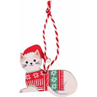 Cat Christmas decoration Rex London