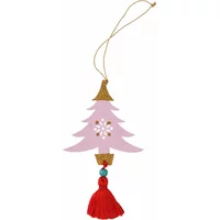 Wooden Christmas tree decoration Rex London