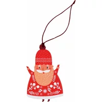 Wooden Santa Claus decoration Rex London