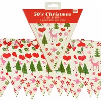50's christmas paper garland Rex London