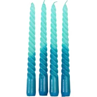 Spiral candles Rex London Dip Dye (x4)
