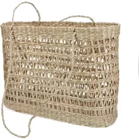 Tote bag van zeegras Rex London