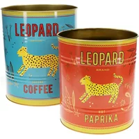 Storage box Rex London Leopard (x2)
