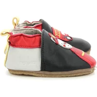 Baby boy slippers Robeez Fireman Crepe