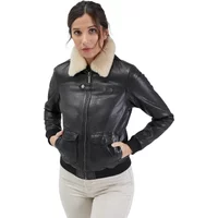 Women's leather jacket Rose Garden Air Pilot Lamb Paolo