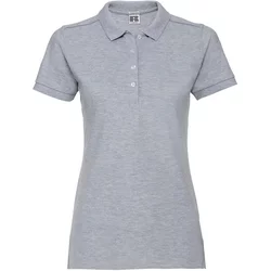 Women's Polo Shirt Russell Athletic Fitted Stretch