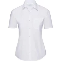 Kurzarm-Hemdbluse aus Popeline für Damen Russell Athletic