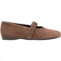 Damen Ballerinas mit Riemen aus Wildleder Ryłko