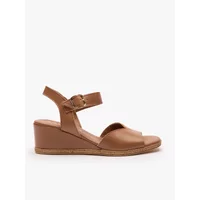 Damen Keilsandalen aus Leder Ryłko Hayley